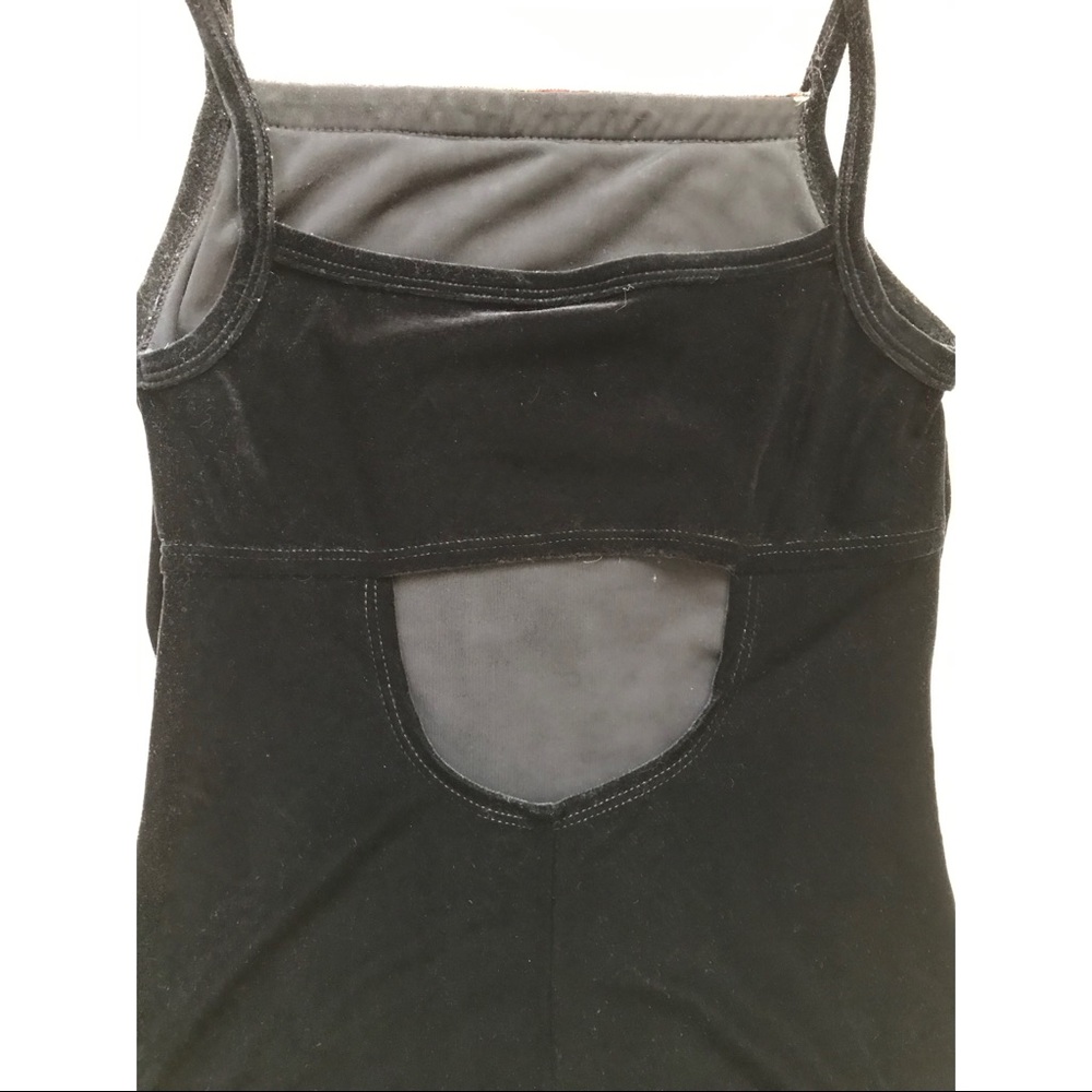 Velvet Spaghetti-strap Dress - Picture 3 of 6